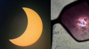 "Se puede sentir": Impresionantes imágenes muestran la magnitud del eclipse solar en el Perú
