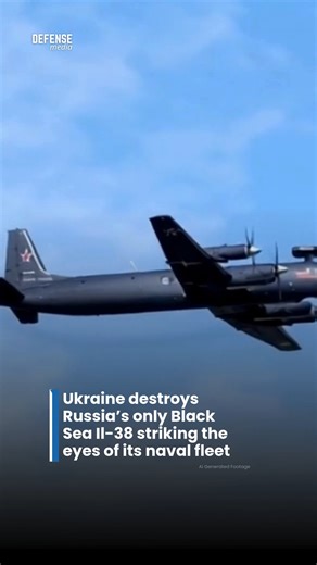 Ukraine has eliminated Russia’s sole operational Ilyushin Il-38N maritime patrol aircraft in the Black Sea, according to the Security Service of Ukraine. The drone strike at Yeysk airbase in December 2025 destroyed the aircraft’s critical sensor suite specifically its Novella-P-38N radar and mission computers rendering it a total loss. The Il-38N, NATO-designated “Sea Dragon,” was Russia’s only airborne platform capable of reliably detecting Ukrainian underwater drones like the Sub Sea Baby. Wit