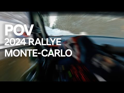 Immersive Rally Driver POV 4K Raw Sound + Pedal Cam! | 2024 Rally Monte-Carlo