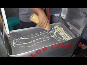 TELOR GULUNG ABANG-ABANG DI KAMPUS BINUS ANGGREK | INDONESIAN STREET FOOD