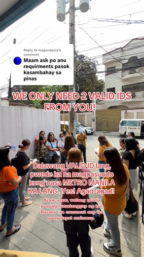 12K views · 209 reactions | VALID IDS/PRIMARY IDS = NATIONAL ID, PASSPORT, PHILHEALTH, SSS/UMID, TIN ID, POSTAL ID, PSA BIRTH CERTIFICATE. Kung meron po kayo ng mga nabanggit pwede na kayong mag apply. FOR FEMALE, 18-53 YEARS OLD ONLY! ✋ #housemaidsph #maidagency #maids #yayas #social 1 | Housemaids.ph | Facebook