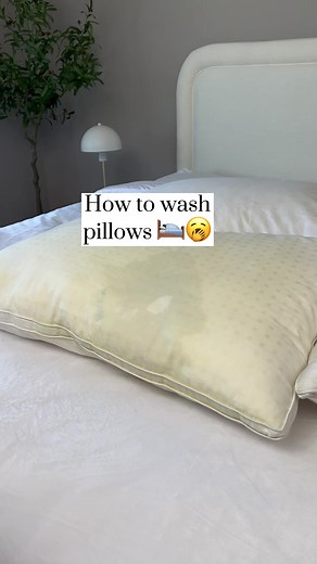 How to wash pillows in the washing machine 🌹💦 #laundryhacks #homehacks #homehackswithcarolina #cleaningtips #cleaninghacks #laundrytips | Carolina McCauley