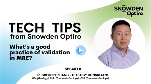 TECH TIPS: What's a good practice of validation in MRE? Speaker: Gregory Zhang. | Snowden Optiro