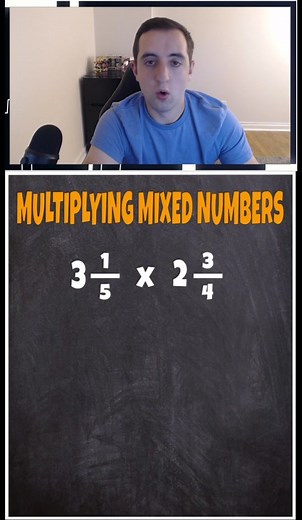 Multiplying Mixed Numbers #mathematics #multiply #multiplying #numbers #backtoschool #fyp #foryou #foryoupage