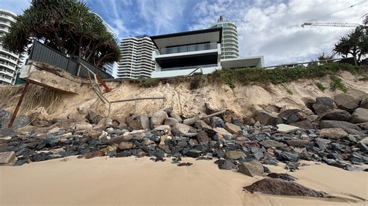 Erosion on Gold Coast beaches could take three years to recover from Cyclone Alfred