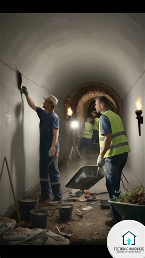 Amazing Tunnel Renovation Project | Old Tunnel Transformed into a Modern Passage