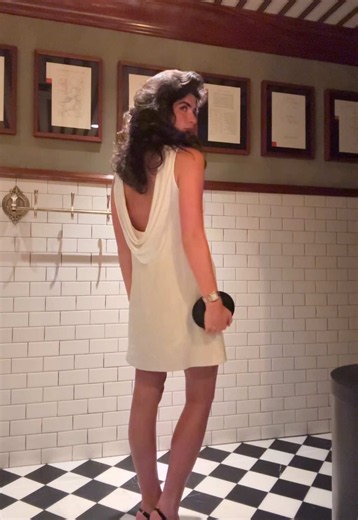 Little white dress. #80s #80shair #timelesselegance #bighair | 80s Hair