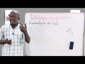 Leçon 47 Technique d'expression L'analyse du texte