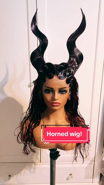 Horned Wig for Halloween: Perfect Drag Queen Style