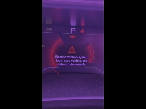Electric Traction System Fault: Stop Vehicle and See Onboard Documents