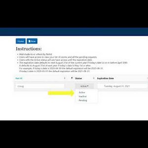 Manage Access Tutorial