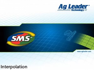 SMS™ Interpolation Tutorial