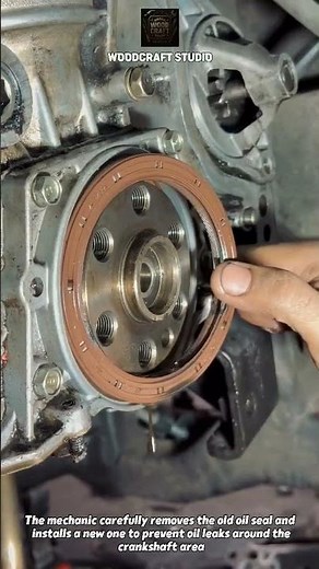Front Crank Seal Repair #EngineRepair #Mechanic #CarMaintenance