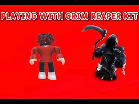 Playing Roblox bedwars with Grim Reaper Kit