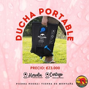 ‼ DUCHA PORTÁTIL ‼ Fabricada en material impermeable y resistente,...