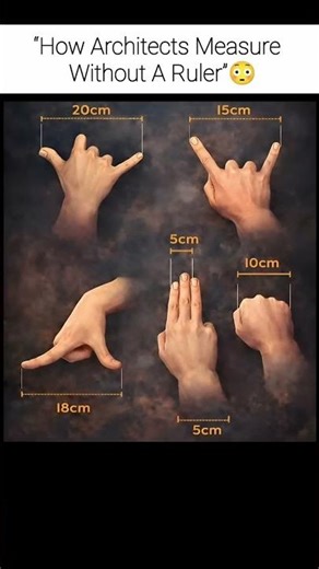 “How Architects Measure Without A Ruler”😳