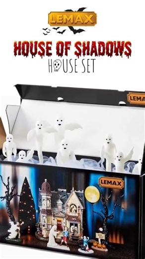 Lemax Collection | Step into the shadows… if you dare. 🕯️💀 The all-new House of Shadows Set brings haunted elegance and eerie detail to your 2025 Lemax... | Instagram