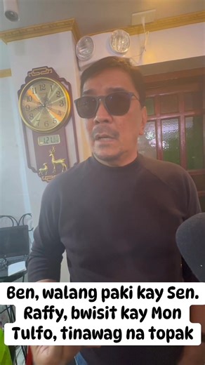 Nagbigay ng update si Ben Tulfo sa relasyon niya sa mga utol na sina Sen. Raffy at Ramon Tulfo matapos ang magkakaibang opinyon sa isyu ng pulitika. @highlight #fypageシ #fypviralシ BULGAR Raffy Tulfo in Action Ramon Tulfo Ben BITAG Tulfo | Janiz Navida