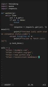 Simple Threaded Web Scraper with Queue