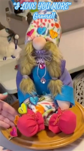 Perfect for Valentine’s Day!! The “I love you more”Gnome!! Get started now!!