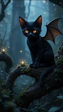 The Bat-Winged Cat 🐱🦇 | Guardian of the Enchanted Forest | Fantasy Story