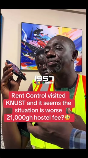 A team—led by Acting Commissioner Frederick Opoku of The Rent Control arrived in Kumasi and visit hostels around the KNUST campus (Ayeduase, Kotei, and Bomso) yesterday (Friday, May 8, 2026) #creatorsearchinsight #rentcontrol #someonemustseethis #hostelsinghana #knuststudents