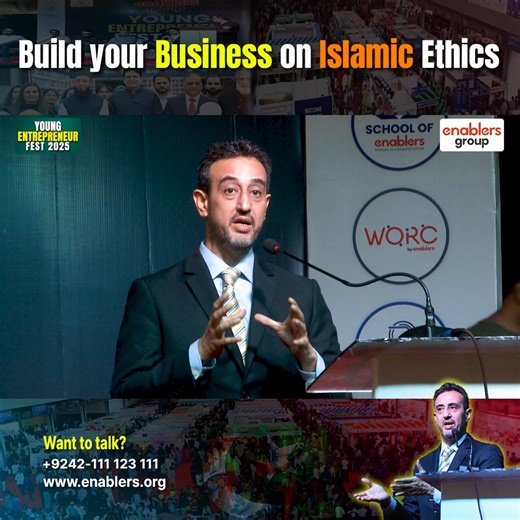 1.4M views · 83K reactions | Build Your Business on Islamic Ethics | Inspiring Talk by Syed Omar Sharif Bokhari #youngentrepreneur #busniessethics #IslamicEthics #TeachingsOfIslam #entrepeneurship | Enablers | Facebook