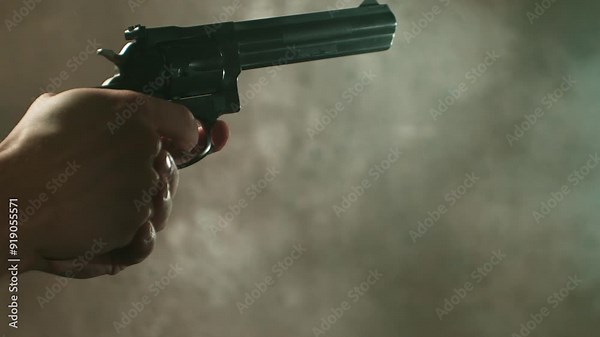 Super Slow Motion Footage of Real Gun Shot From Hand Pistol at 1000fps.