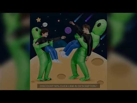 ET-Aliens Inflatable Costume Scary Monster Cosplay for Adult Kids Than Super Discount 50%