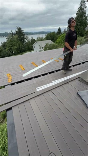 Installing @TimberTechDecking on this project.