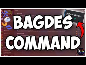 [NEW] - How to make a BADGE COMMAND for your discord bot! || Discord.js V14