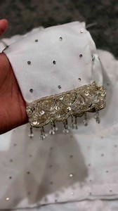 50K views · 414 reactions | White handwork full sleeve blouse perfect...