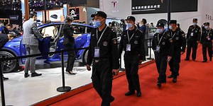 Tesla Faces New China Test After Woman’s Auto-Show Protest Goes Viral