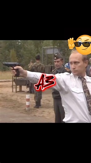 Vladimir Putin Shooting Pistol With One Hand With Pure Accuracy