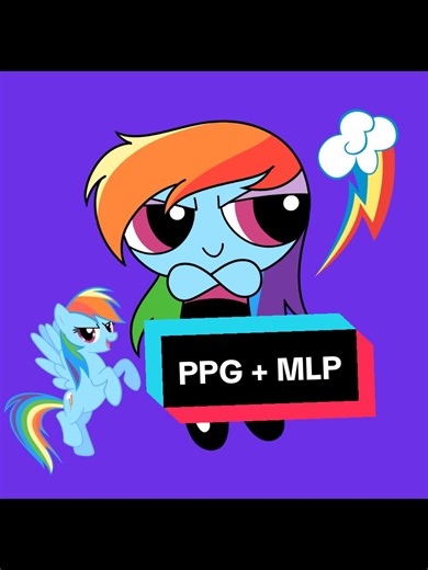 Rainbow Dash as a Powerpuff Girl: A Creative Transformation