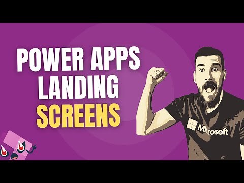 Canvas Power Apps - Create A Landing Screen