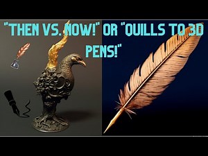 Epic Journey of Writing Tools: From Ancient Quills to Modern 3D Pens!