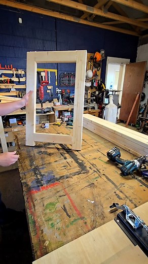 Pocket hole joinery for cabinet frames.. love the simplicity and the speed of doing things this way! What do you think to Pocketholes? Amazingly simple or stupid fad? #woodworking #carpenter #joinery #pocketholes | The Natural Workshop