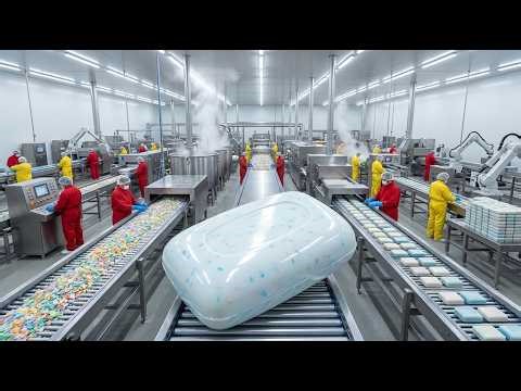 Inside the Soap Scrap Recycling Factory – How Factory Waste Becomes New Soap Bars (Full Process)