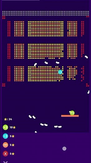 Satisfying Brick Breaker Game 😍 Full Level Clear!!! #gameplay #lovereels