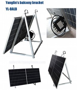 [Hot Item] Balcony Panel PV Solar 600 Watt on-Grid System 800W Germany Grid Tied Balcony Garden Flexible Solar System Kit