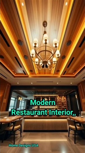 High-End Restaurant Ceiling & Counter Design#interiordesign #shorts #trending #viral