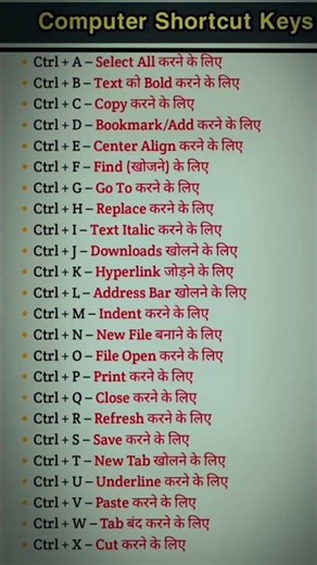 Computer ki Shortcut key #viral #shortcut#Computer