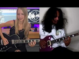 Blink 182 - First Date (Guitar Cover by Annika & Pedro)