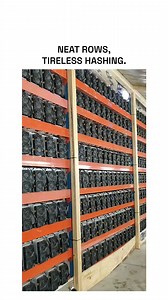 Neat rows, tireless hashing. That’s the heartbeat of Bitcoin mining — steady, efficient, and built to run. Curious how we turn energy into digital value? Start mining with Compass Mining: 🔗 Link in bio | Compass Mining