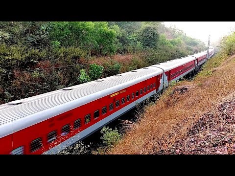 The Electric Beast at the Tunnel’s Edge | Konkan Railway | 19578 Jamnagar Tirunelveli Express