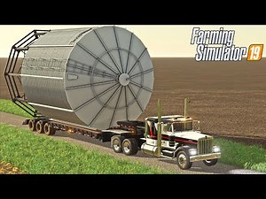 HAULING MASSIVE 10,000$ GRAIN BIN | NEBRASKA LANDS FS19 (ROLEPLAY)