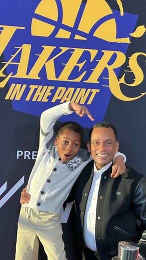 Hill Harper on Instagram: "Pierce got to meet @kingjames and sign some basketballs…Pierce told him he loves his children’s book “I Promise” which we read all the time! :) The #GOAT #kingjames was so kind to Pierce!! 💜"