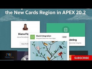 New Cards Region in APEX 20.2