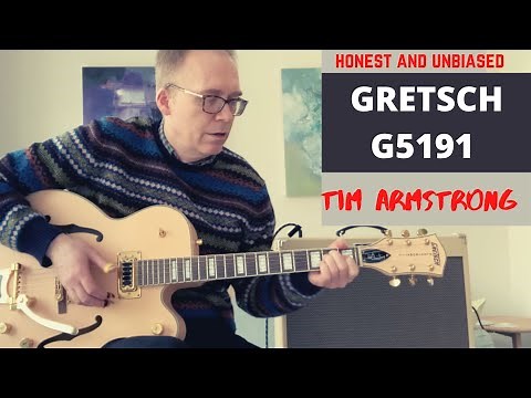 Gretsch G5191 Tim Armstrong MAN SALMON review PLUS Blacktop v HS Filtertron shoot out!